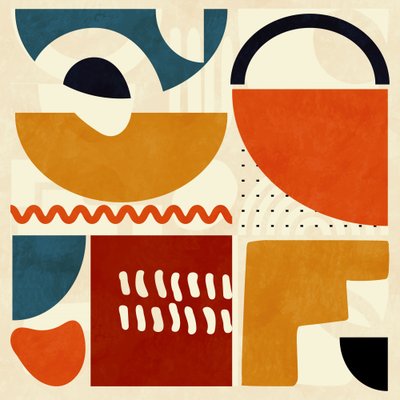 Vierkanten Bunt1 door Ana Rut Bre