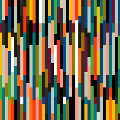 Stripes Retro Groot door Ana Rut Bre