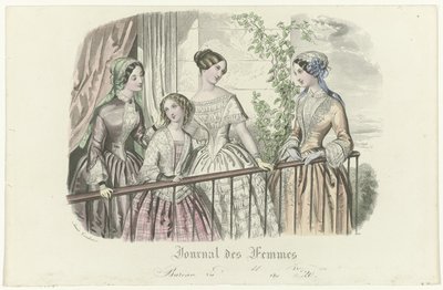 Journal des Femmes, ca. 1850, No. 1614 door Anaïs Colin Toudouze