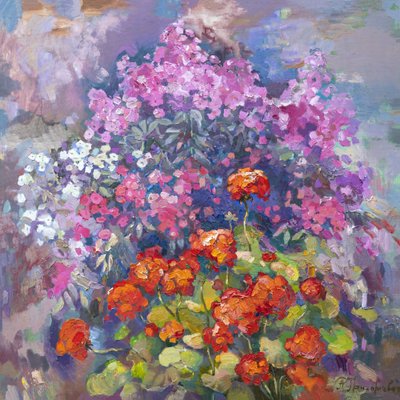 Kleurrijke bloemenpracht door Anastasiia Grygorieva