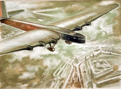 Vlucht over het Rode Plein, 1937 door Anatoly Andreyevich Suvorov