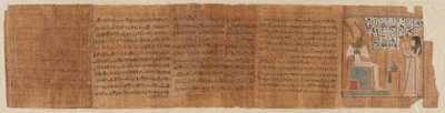 Begrafenispapyrus van Tayuhenutmut door Ancient Egyptian