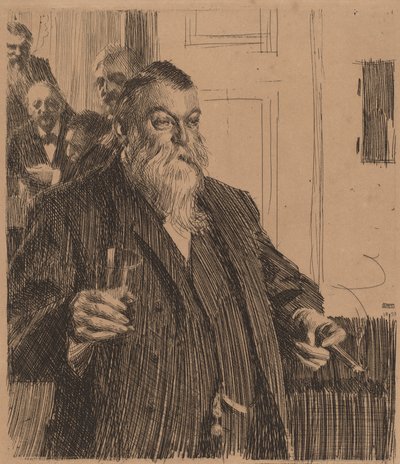 Een Toast II door Anders Leonard Zorn