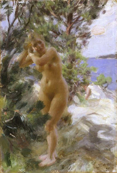 Na het bad door Anders Leonard Zorn