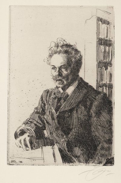 August Strindberg door Anders Leonard Zorn