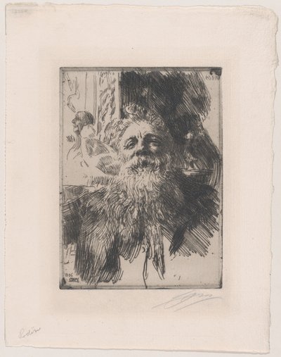 Auguste Rodin door Anders Leonard Zorn