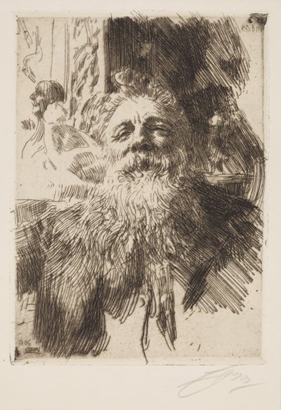 Auguste Rodin door Anders Leonard Zorn