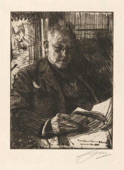 Charles Deering door Anders Leonard Zorn