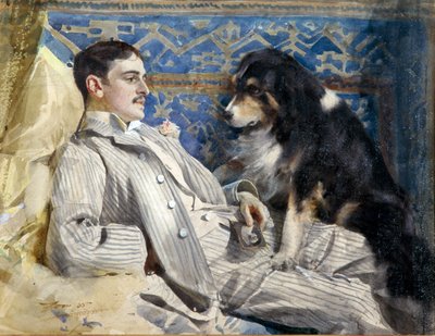 Clarence Barker (overleden in 1896 - Amerikaanse pianist en componist) - door Zorn, Anders Leonard door Anders Leonard Zorn