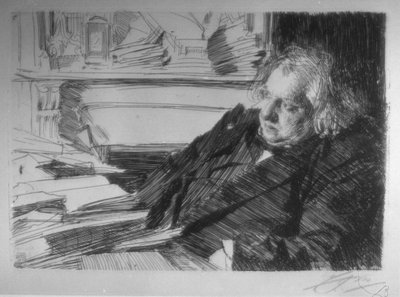 Ernest Renan door Anders Leonard Zorn