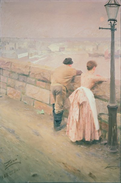 Visser, St. Ives, 1888 door Anders Leonard Zorn