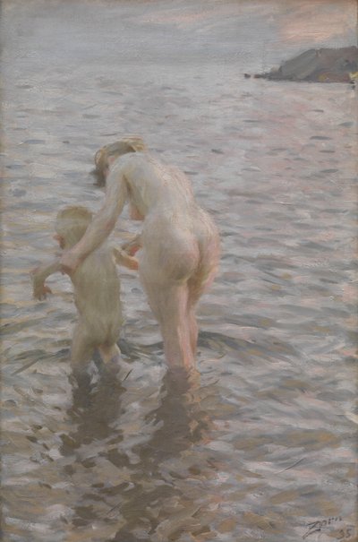 Met moeder door Anders Leonard Zorn