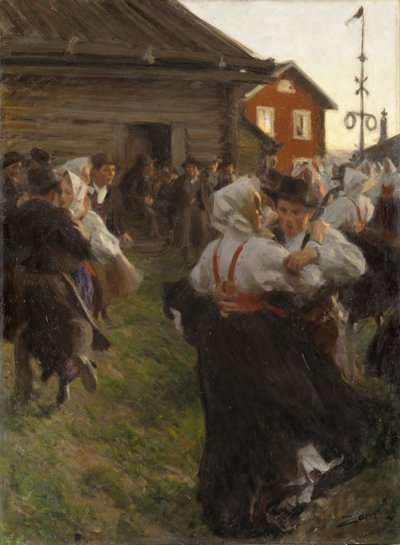 Midzomerdans door Anders Leonard Zorn