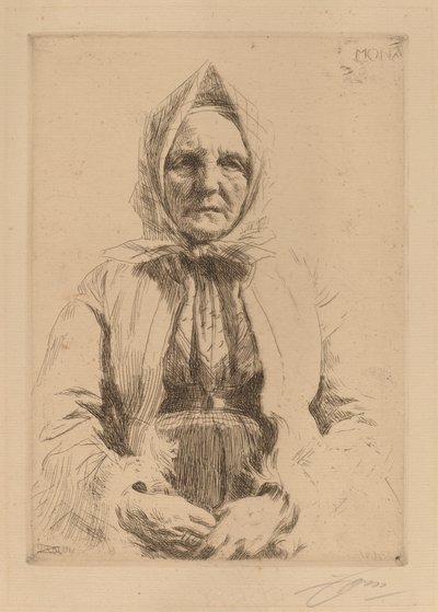 Mona door Anders Leonard Zorn