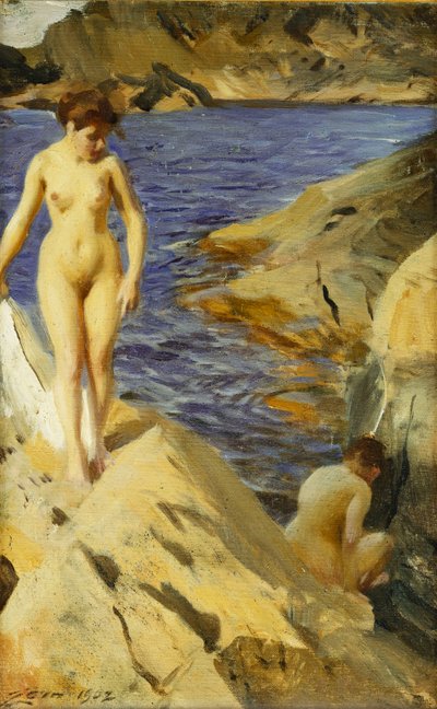 Naakten, 1902 door Anders Leonard Zorn