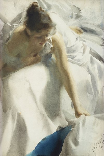 Ontwaken, Boulevard Clichy, Parijs door Anders Leonard Zorn