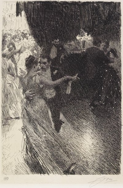 De wals door Anders Leonard Zorn