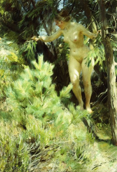Bosgeest door Anders Leonard Zorn
