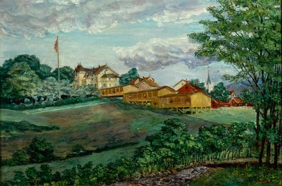 Zonder titel (olieverf op doek) door Anders Svarstad