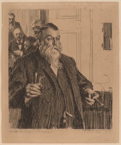 Een Toast II door Anders Leonard Zorn