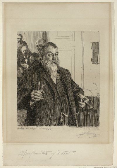 Een Toast II door Anders Leonard Zorn