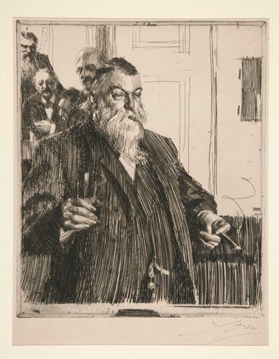 Een toast II door Anders Leonard Zorn