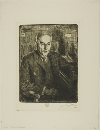 Alfred Beurdeley door Anders Leonard Zorn