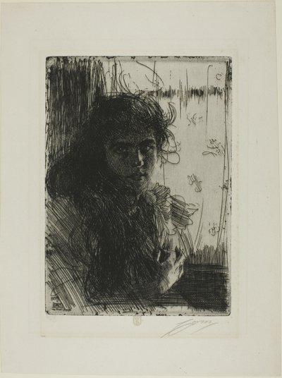 Een Iers Meisje of Annie door Anders Leonard Zorn
