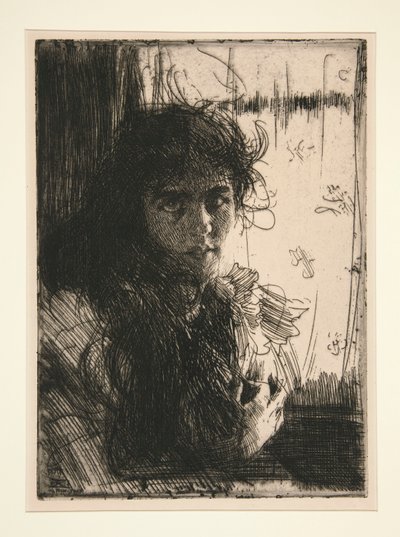 Een Iers Meisje of Annie door Anders Leonard Zorn