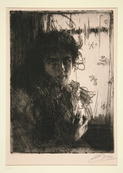 Een Iers Meisje of Annie door Anders Leonard Zorn