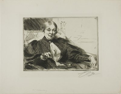Anna Wallenberg door Anders Leonard Zorn