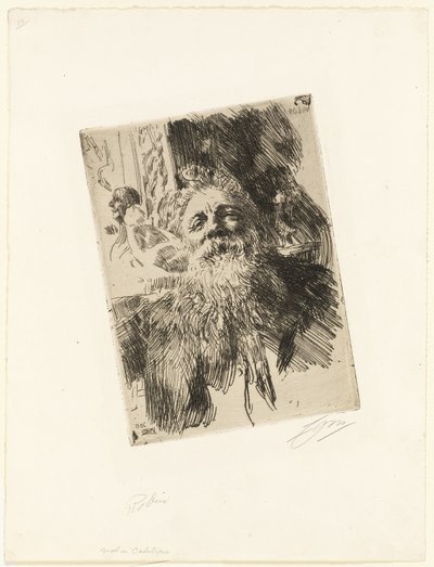 Auguste Rodin door Anders Leonard Zorn