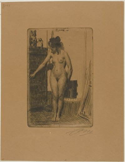Voor de Kachel door Anders Leonard Zorn