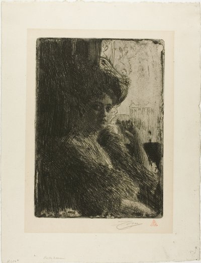 Betty Nansen door Anders Leonard Zorn