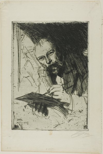 Carl Larsson door Anders Leonard Zorn