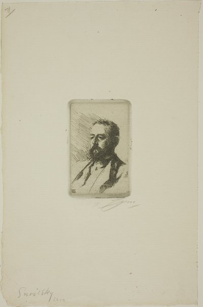 Carl Snoilsky door Anders Leonard Zorn