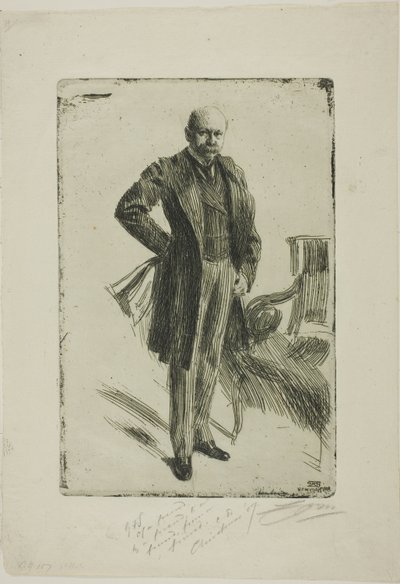 Kolonel Lamont I (Hele lengte) door Anders Leonard Zorn
