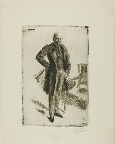 Kolonel Lamont I (Hele lengte) door Anders Leonard Zorn