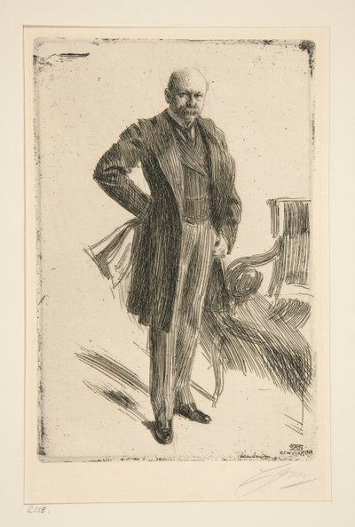 Kolonel Lamont I door Anders Leonard Zorn