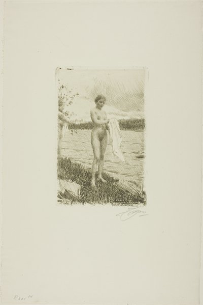 Dalrivier door Anders Leonard Zorn