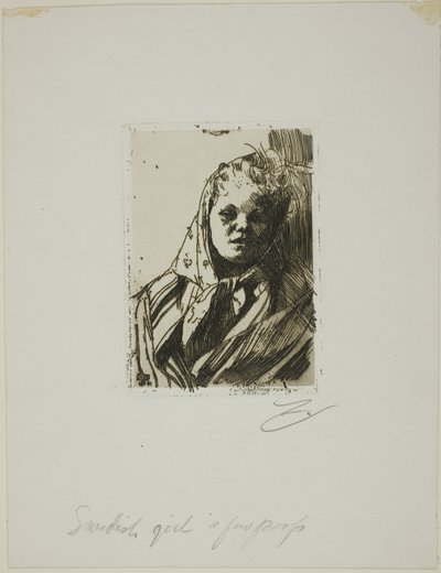 Dalecarliaanse boerin door Anders Leonard Zorn