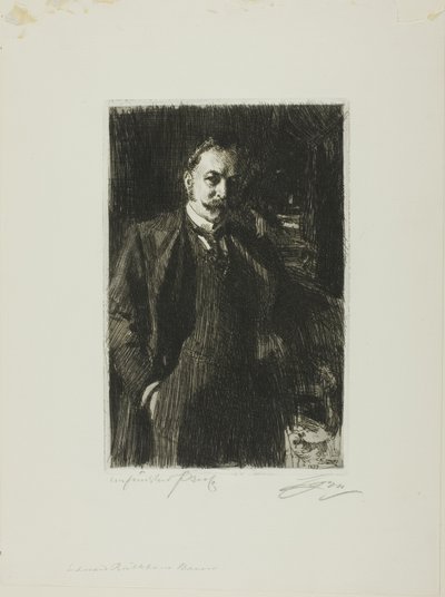 E. R. Bacon door Anders Leonard Zorn