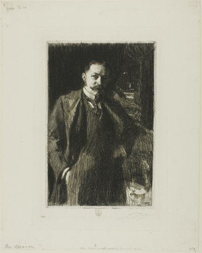 E. R. Bacon door Anders Leonard Zorn