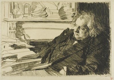 Ernest Renan door Anders Leonard Zorn