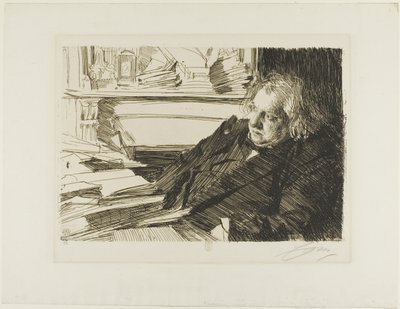 Ernest Renan door Anders Leonard Zorn