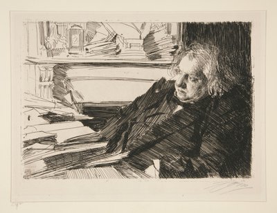 Ernest Renan door Anders Leonard Zorn