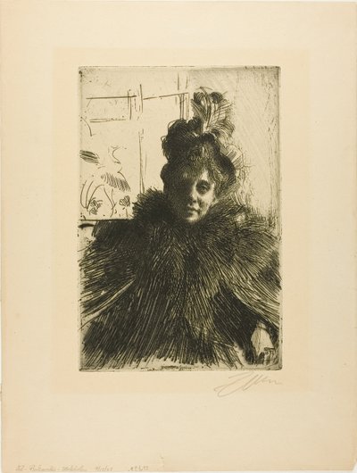 Gerda Hagborg III door Anders Leonard Zorn