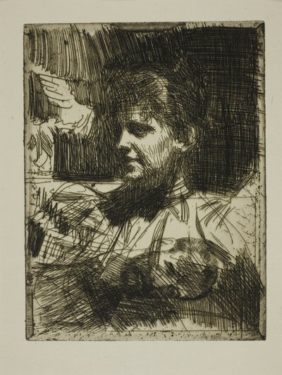 Gerda Hagborg I ("Pour plaire") door Anders Leonard Zorn