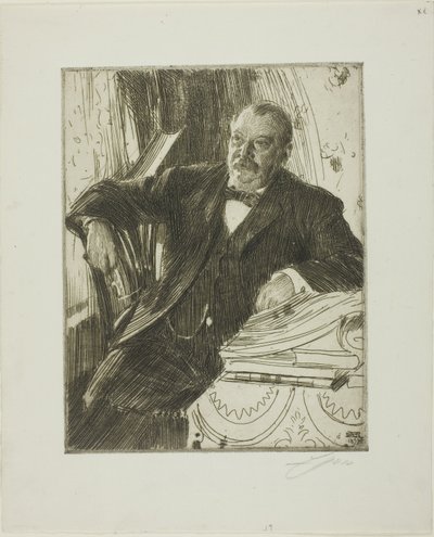 Grover Cleveland II door Anders Leonard Zorn