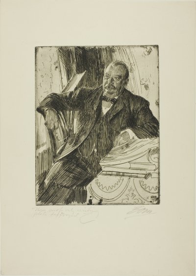 Grover Cleveland II door Anders Leonard Zorn
